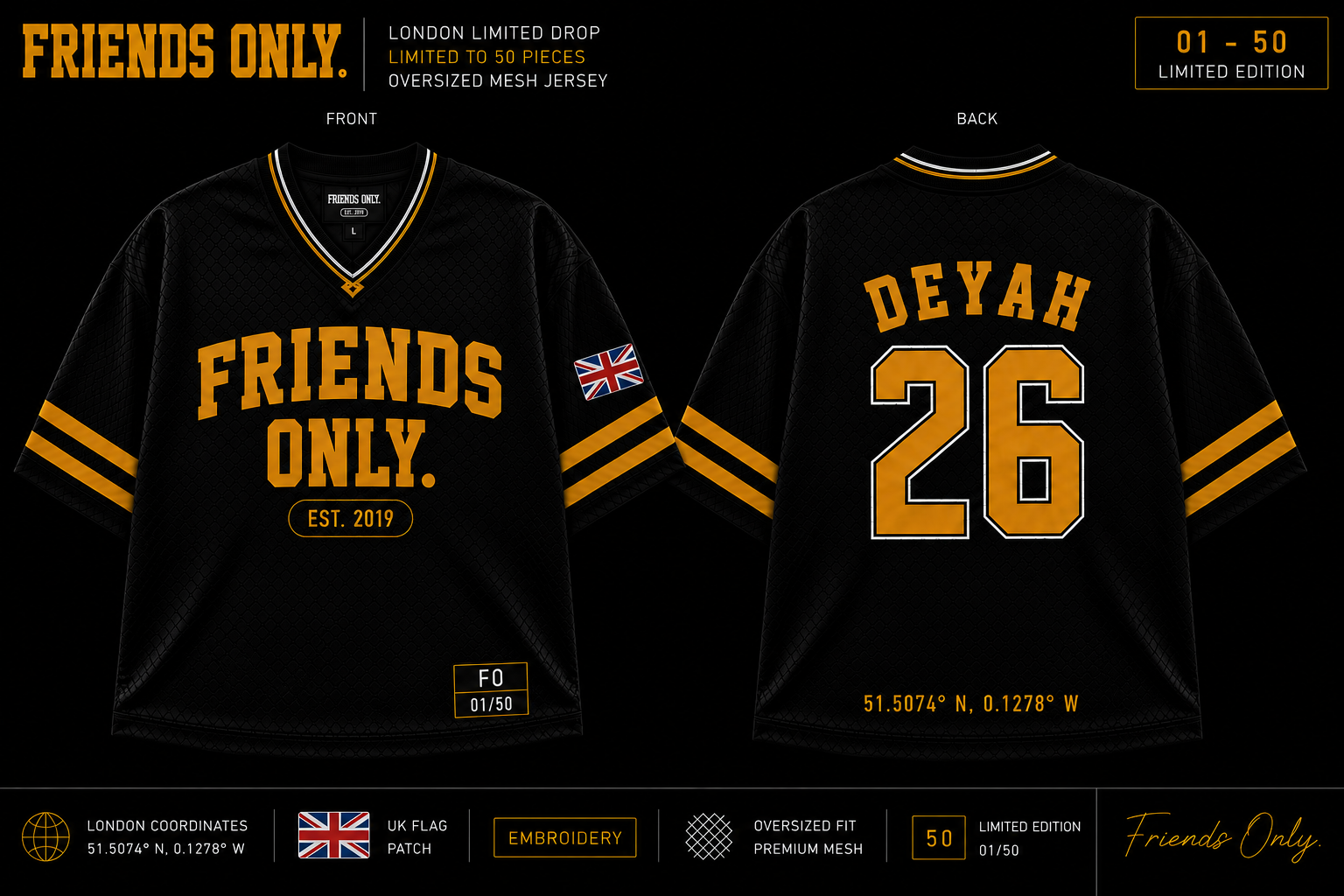 Deyah London Jersey